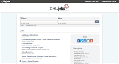 Desktop Screenshot of chl.jobs