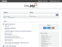 Tablet Screenshot of chl.jobs